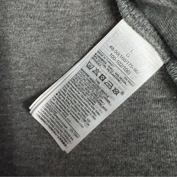 Gap Gray Short Sleeve Crew Neck Maternity Tee Shirt Size Large - Picture 7 of 11